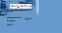 Desktop Screenshot of huffmastermusic.com
